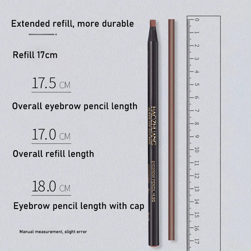 Waterproof Long Lasting Eyebrow Pencils with Soft Brush Eyebrows