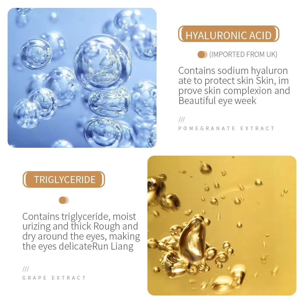 BIOAQUA White Rice Eye Cream Lighting Eyes Firming Eye Creams Anti Dark Circle Puffiness Moisturizing Eyes Skin Care