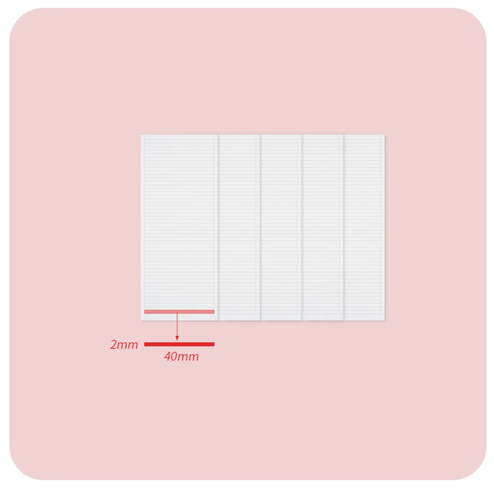 Premade Fan Volume Lashes Tapes Storage Sticky Strip Individual Eyelash Extension Strip Storage Pallet