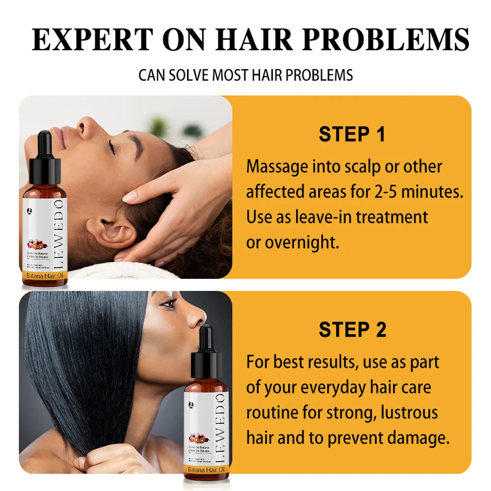 Batana Oil Conditioner 120ml Smooth Hair Essence Moisturizing Repair Hair Strengthening Hair Root Hair Care Hair Growth Healthie