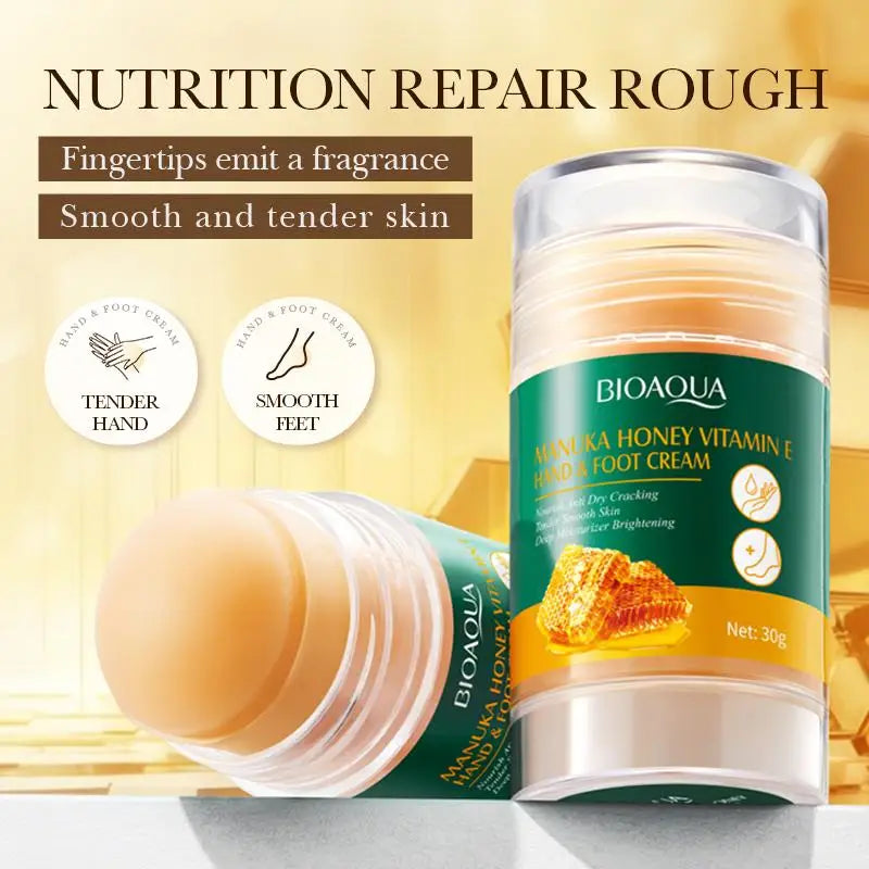 Vitamin E Foot Cream Manuka Honey Anti-Cracking Moisturizing Hand And Foot Cream Mask For Feet Feet Cracked Foot Cream