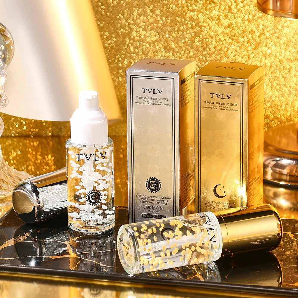 40ml Collagen Caviar Skin Rejuvenation Essence Tightening Refreshing Nourishing Moisturizing Face Serum Korean skincare products