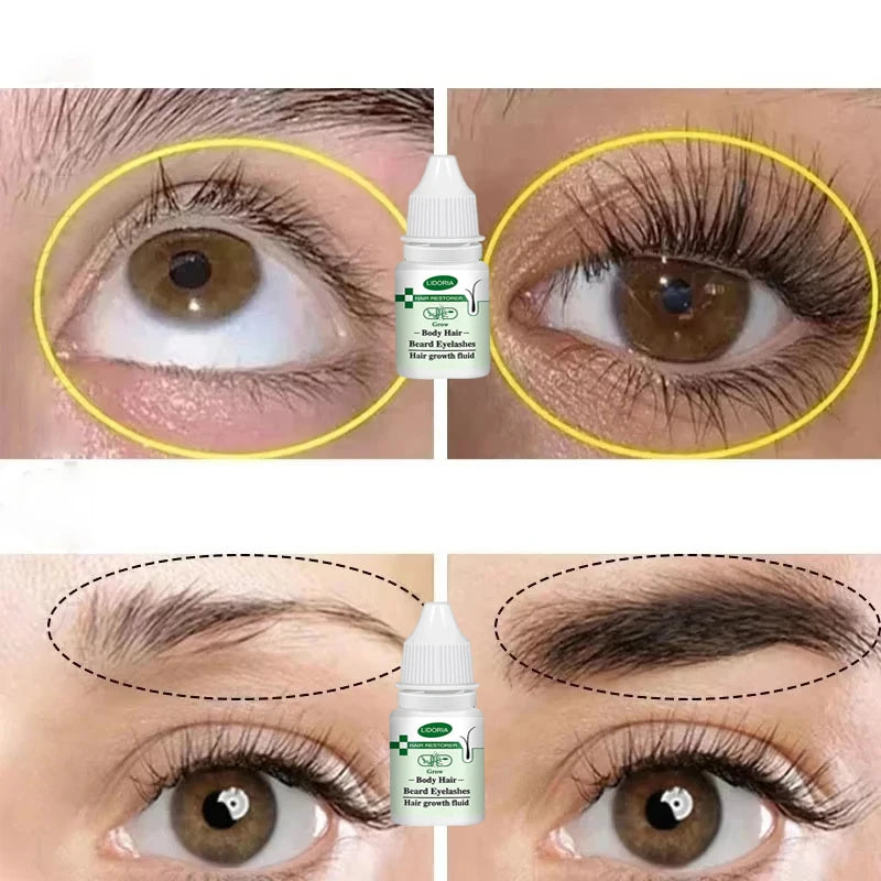 Fast Eyelash Growth Serum 7 Days Natural Eyelash Enhancer Longer Fuller Thicker Lashes Treatment