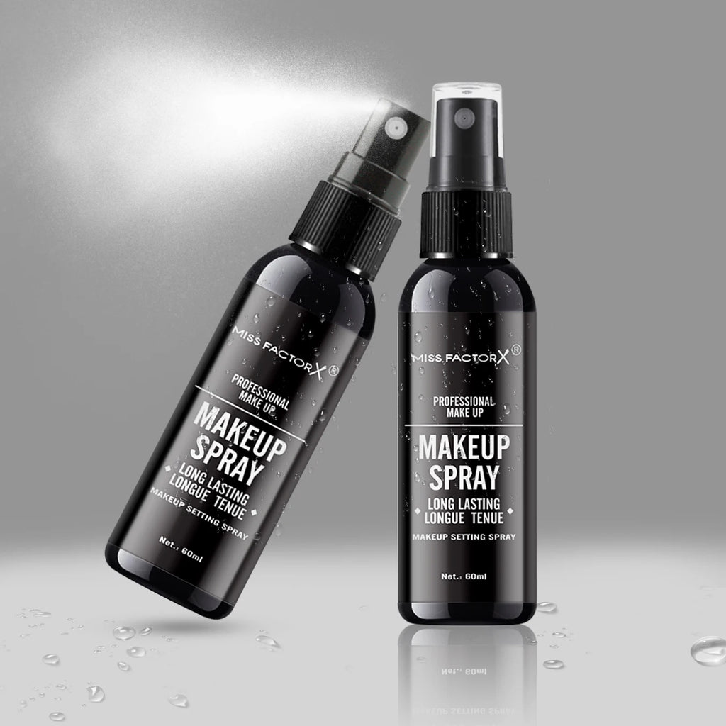 Professional lasting face makeup spray 60ml-waterproof, anti-sweat, oil control, anti-halo dyeing formula