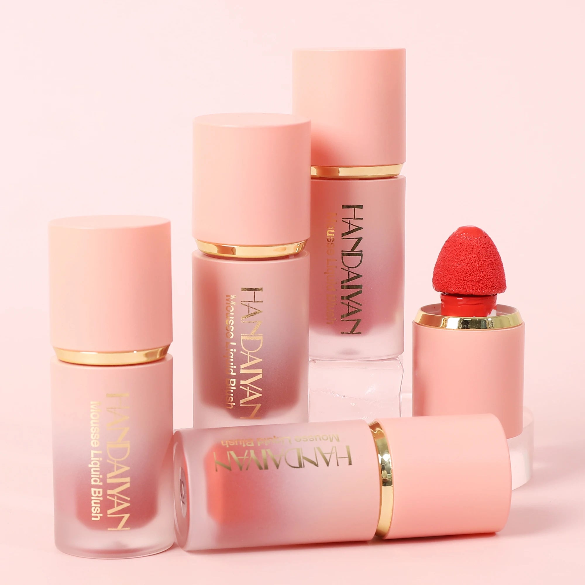 Matte Liquid BlushEasy Waterproof blush sponge brush head